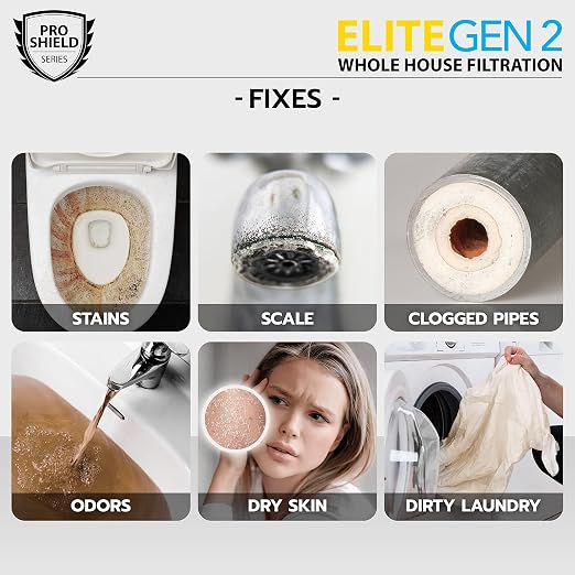 PRO+AQUA Elite Series GEN2 PRO-100-E 3-Stage Whole House Water Filtration System - Image 5