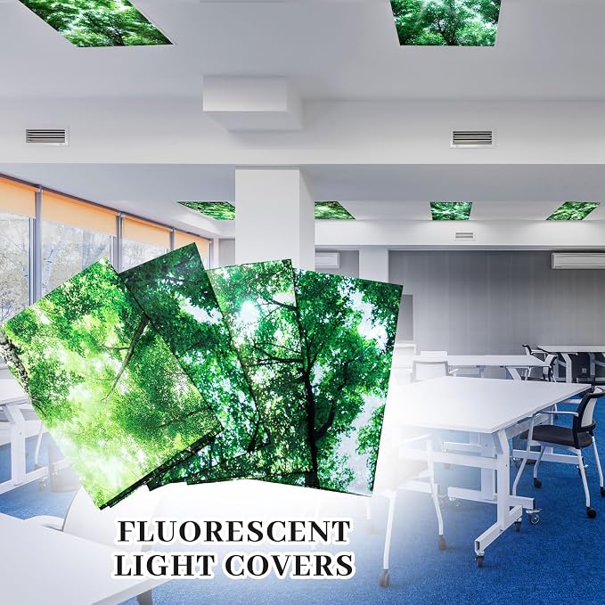 ROCEEI 4 Pcs Fluorescent Light Covers - Image 6