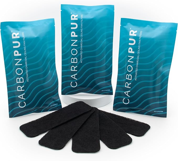 Activated Charcoal Ceiling Fan Filters 5-Pack - Image 6