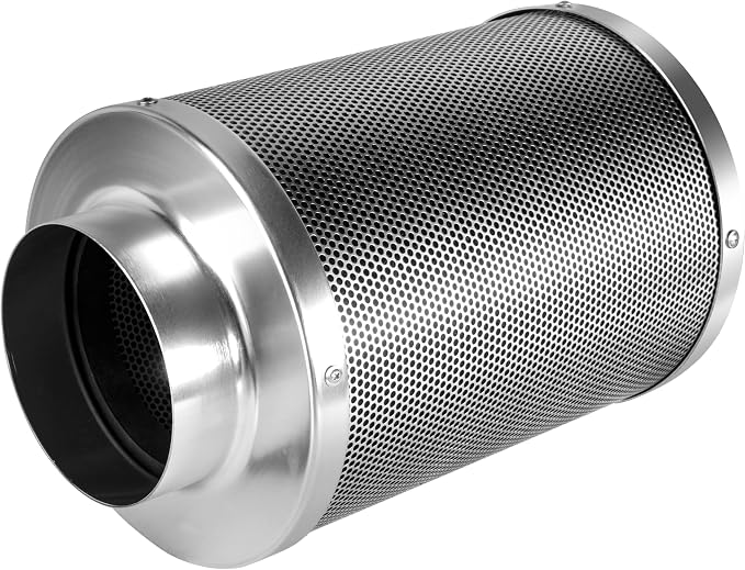 iPower 6 Inch Air Carbon Filter Indoor Plants Grow Tent Odor Control Scrubber by iPower