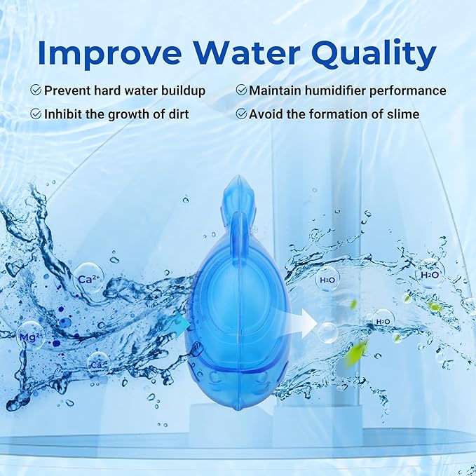 Funmit Humidifier Cleaning Fish, 12 Pack Humidifier Cleaner - Image 5
