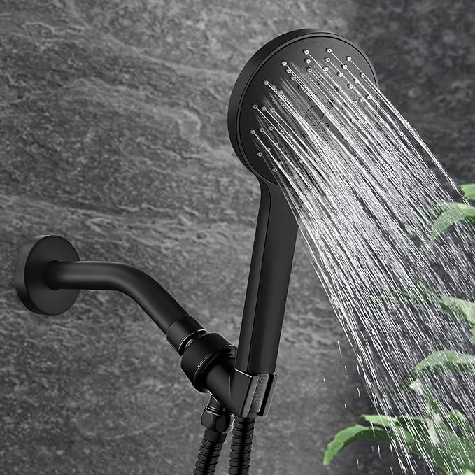 Wall Mounted Extention Shower Arm (Sold with Shower Arm Flange) for U4993-BL 6-inches, Matte Black