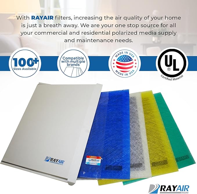RAYAIR SUPPLY 16x25 Replacement Filter Pads Compatible - Image 4