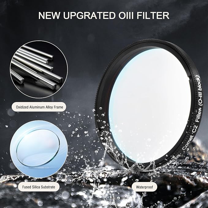 Astromania Telescope Filter 2 Inch Upgrated O-III Comet Filter Narrowband - Image 5
