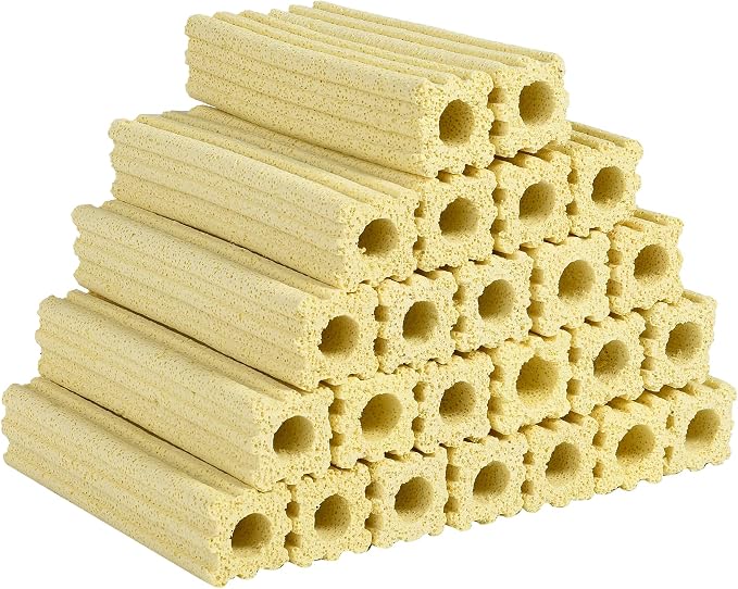 24pcs 6.1 Inch Aquarium Ceramic Bio Filter Media, Ceramic Bio Media Blocks by AFACYGN