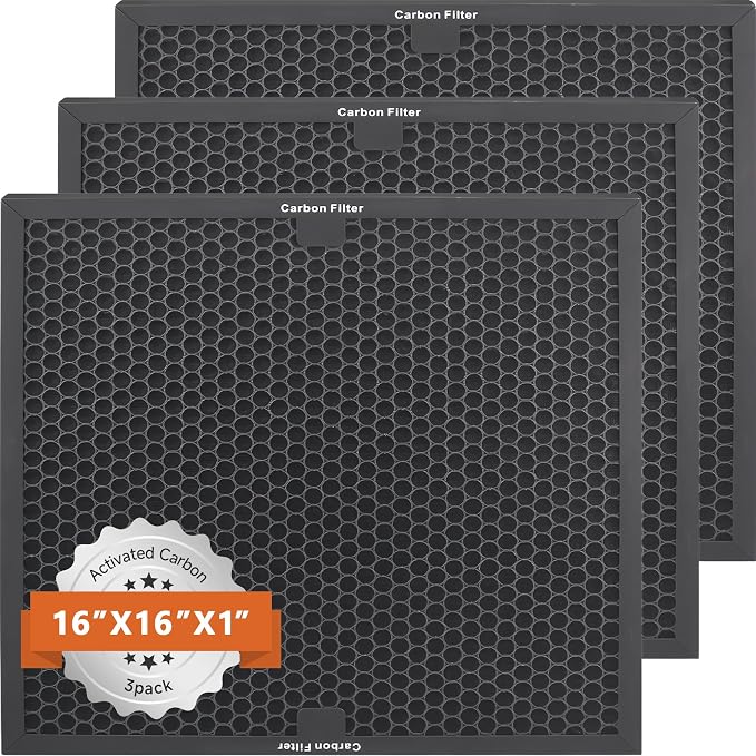 Air Scrubber Carbon Filters Mesh by GeekNi