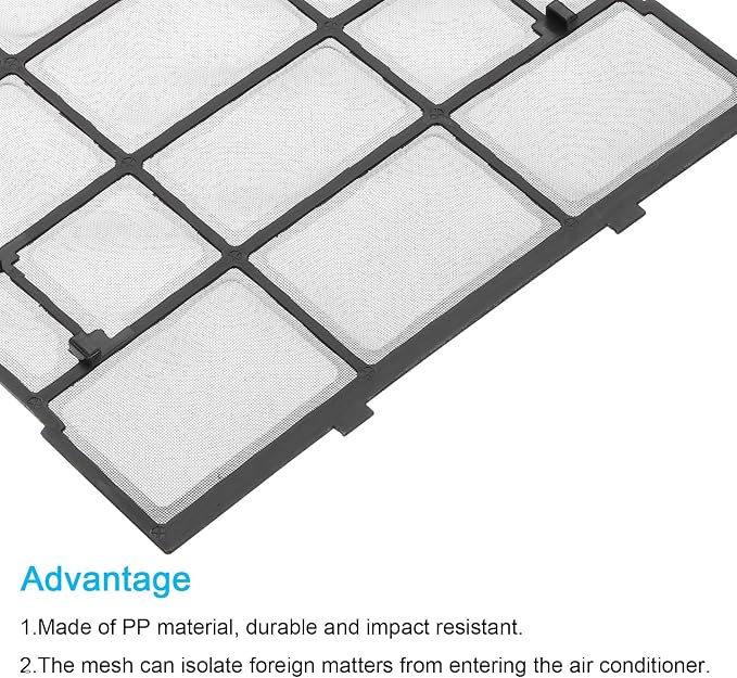 PATIKIL Air Conditioner Filter Replacement 290mm x 265mm, Plastic Air Filtering - Image 4