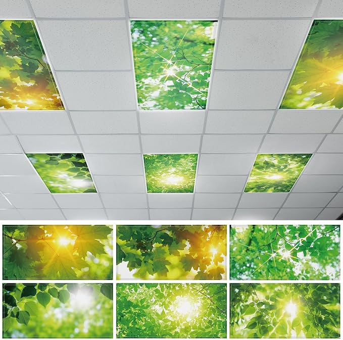 Wiooffen 6 Pcs Fluorescent Light Covers by Wiooffen