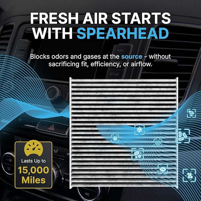 Spearhead Odor Defense Breathe Easy AC & Heater Cabin Filter | Fits 2014-2018 - Image 5