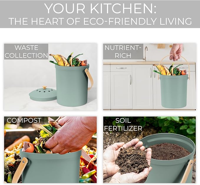 Beautiful Kitchen Compost Bin - Image 7