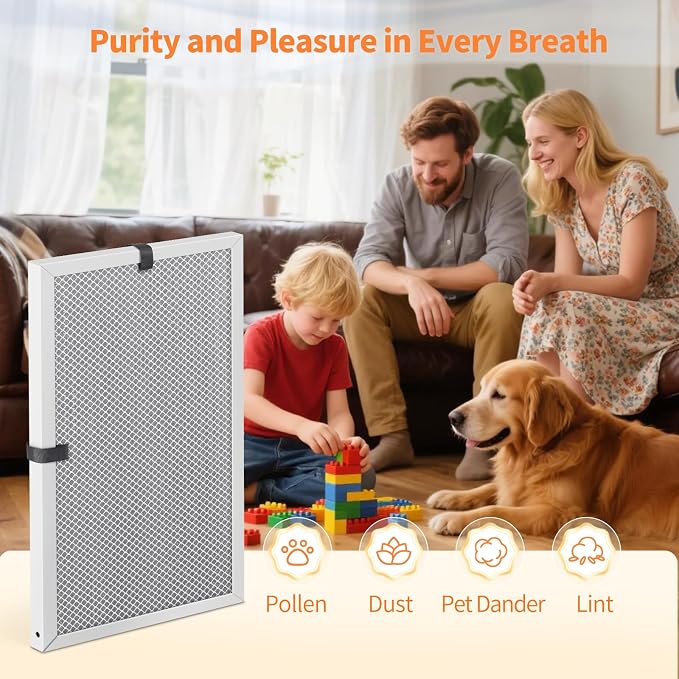 2-Pack 16x24x1 MERV 8 Reusable & Washable Electrostatic Air Filters - Image 7