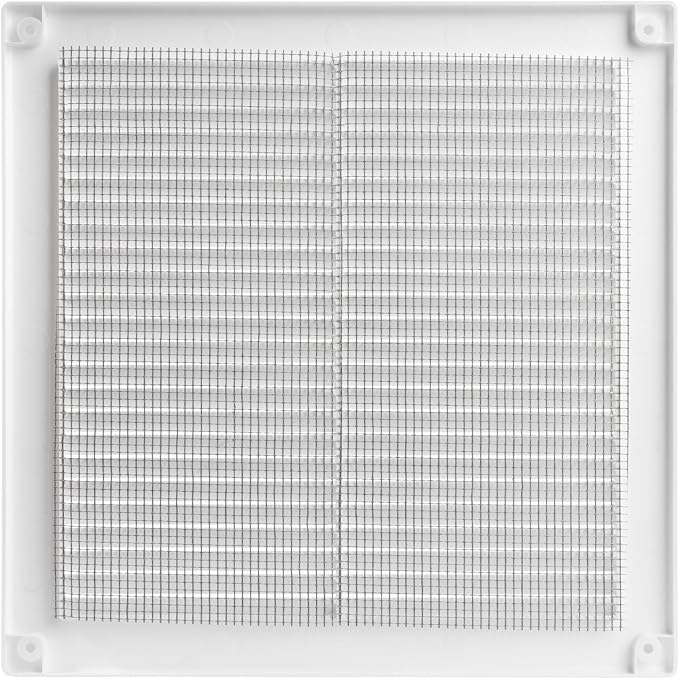 Vent Systems 8" x 8" White Plastic Soffit Vent Cover - Image 6