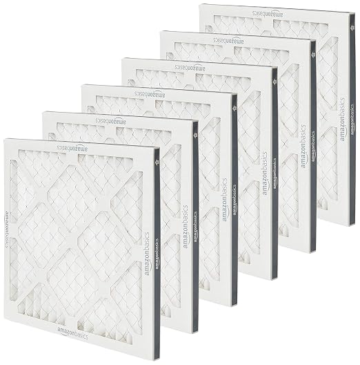Amazon Basics 14x14x1 Air Filter 6-Pack, MERV 11 AC Furnace Filters, Allergy - Image 3