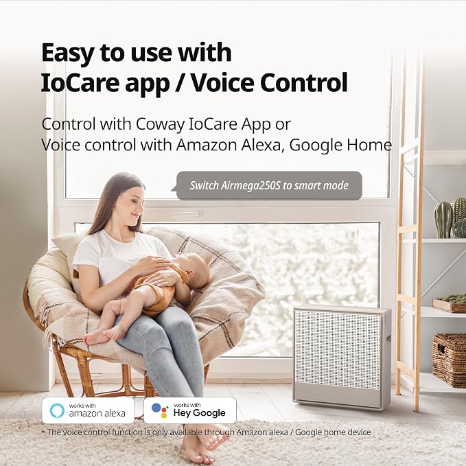 COWAY Air Purifiers for Home Large Room Up to 1, 860 ft², Washable Pre-Filter - Image 6