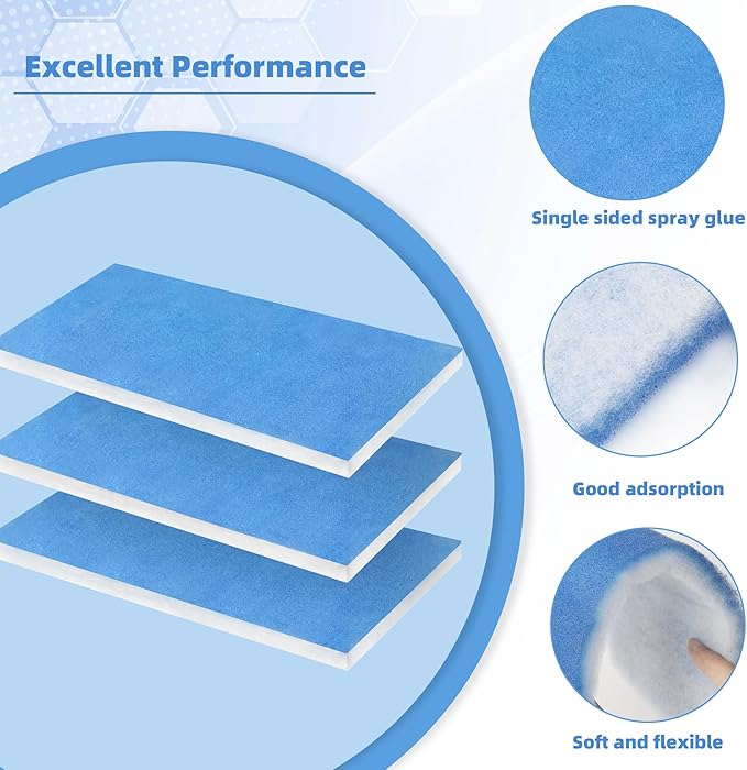 U0U 8 Pieces Paint Booth Filters, Portable Spray Booth Filter, Paint Booth - Image 3