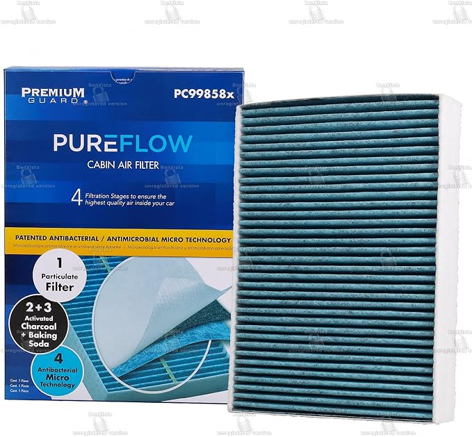 PUREFLOW PC99858X Cabin Air Filter | Fits 2020-2026 Land Rover Range Rover by PremiumGuard