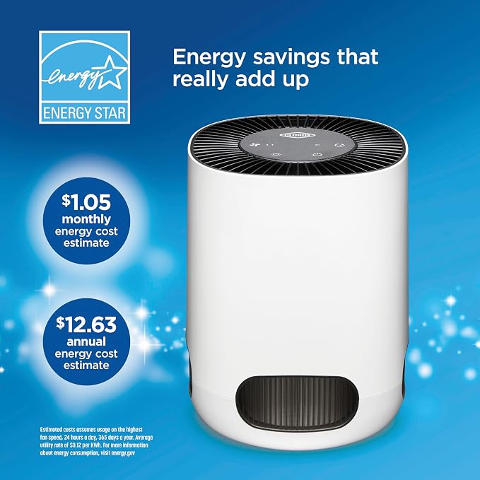 Clorox Air Purifiers for Bedroom Home, True HEPA Filter, Small Rooms Up to 200 - Image 10