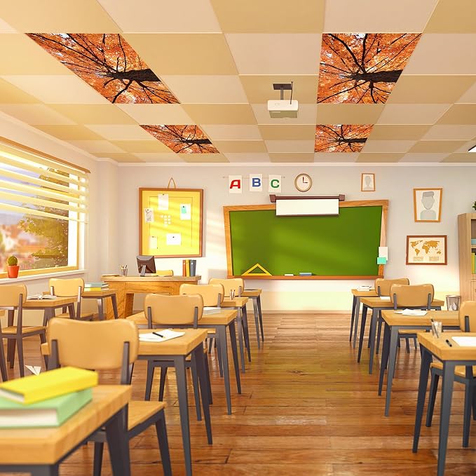 Outus Fluorescent Light Cover Classroom Lighting Cover - Image 5