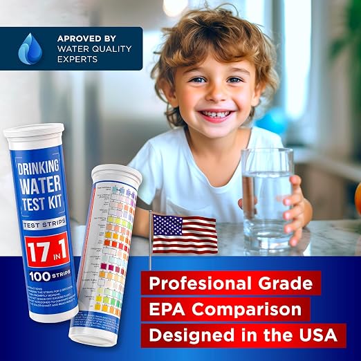 All-New 20 in 1 Drinking Water Testing Kit 120 Strips, Home Tap and Well Water - Image 3