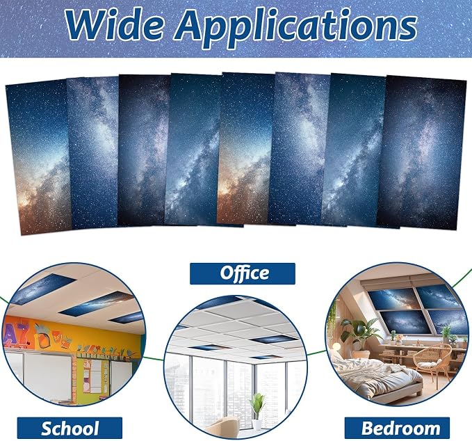 8 Pcs Fluorescent Light Covers - Image 4