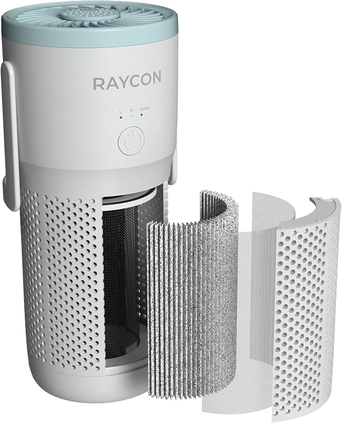 Raycon Portable Air Purifier, H13 Replaceable Hepa Filter, Adjustable Speeds - Image 2