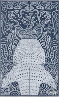 Sand Cloud Turkish Beach Towel - Sand Free - 100% Organic Turkish Cotton Yarn - Quick Dry Towel for Beach, Picnic, Blanket or Bath Towel - As Seen on Shark Tank - Marine Life (Whale Shark)