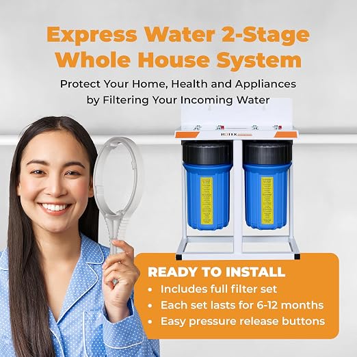 Rotek Water Systems Whole House Water Filtration System | 2-Stage Water Filter - Image 2