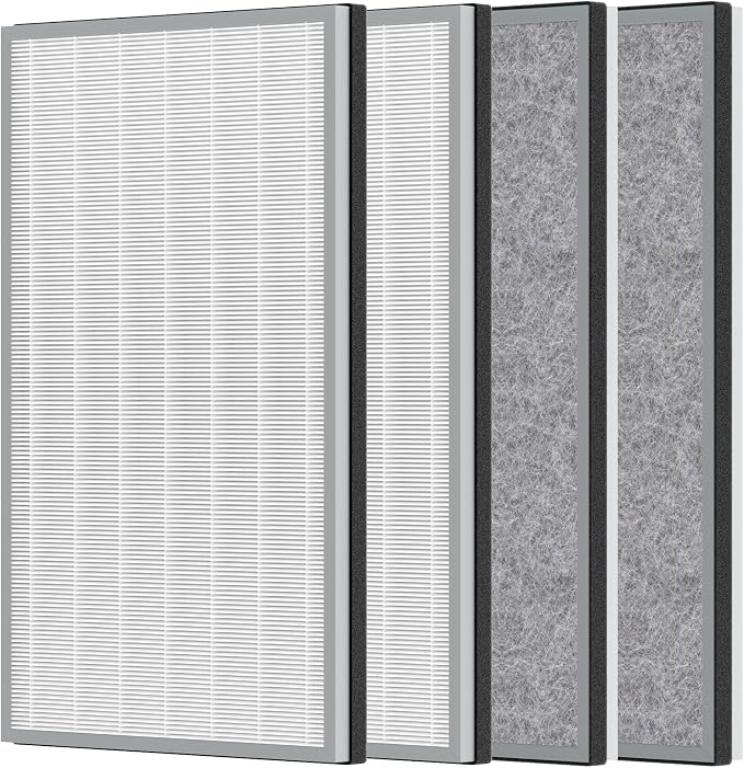 4 Packs HE601 HE602 Replacement Filter Compatible by FCFMY