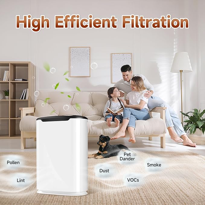 2 Packs 8L HEPA Carbon Replacement Filters Set Compatible - Image 6