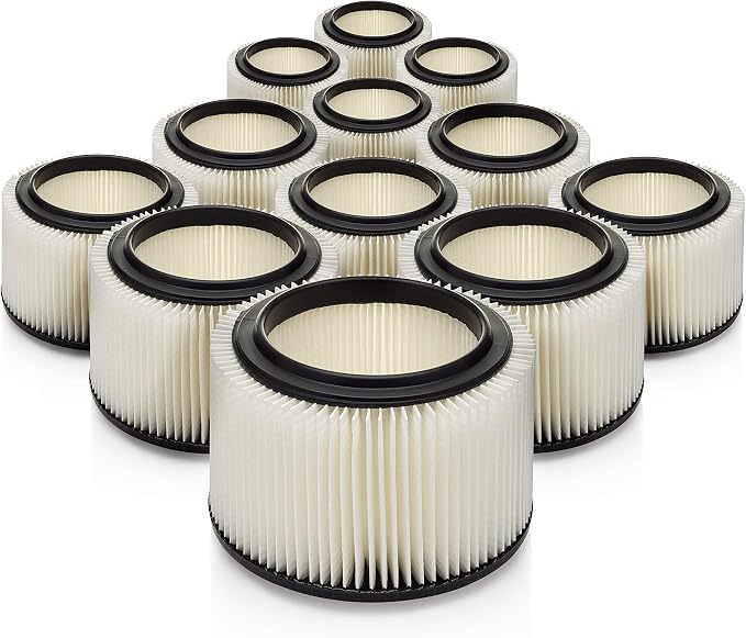 Craftsman 3 & 4 gal. Replacement Filter by Kopach, 12 Pack, Deluxe Fine by Kopach+Filter