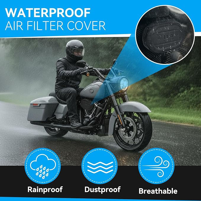 Meonum 2 Pack Air Filter Waterproof Rain Sock Covers, Compatible - Image 4