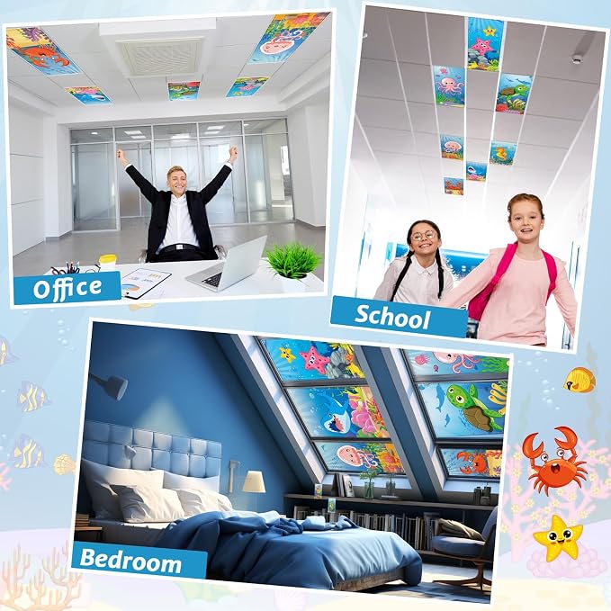 8 Pcs Fluorescent Light Covers - Image 4