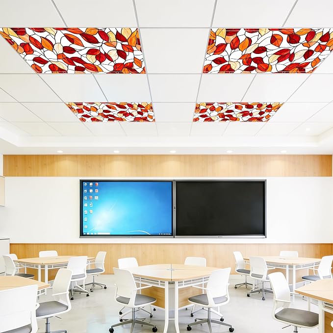 4 Pack 2x4 FT Magnetic Fluorescent Light Covers, Ceiling Light Filters - Image 8