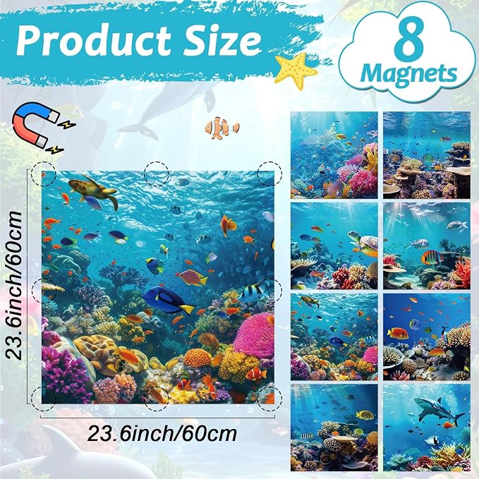 8 Pcs Fluorescent Light Covers - Image 2