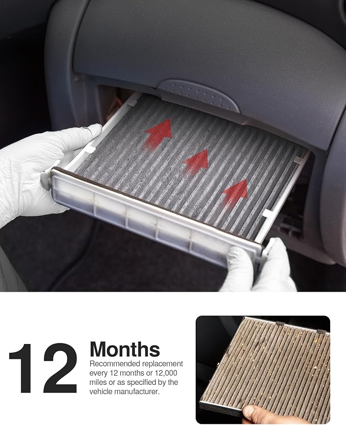 Puroma 3 Pack Cabin Air Filter - Image 6