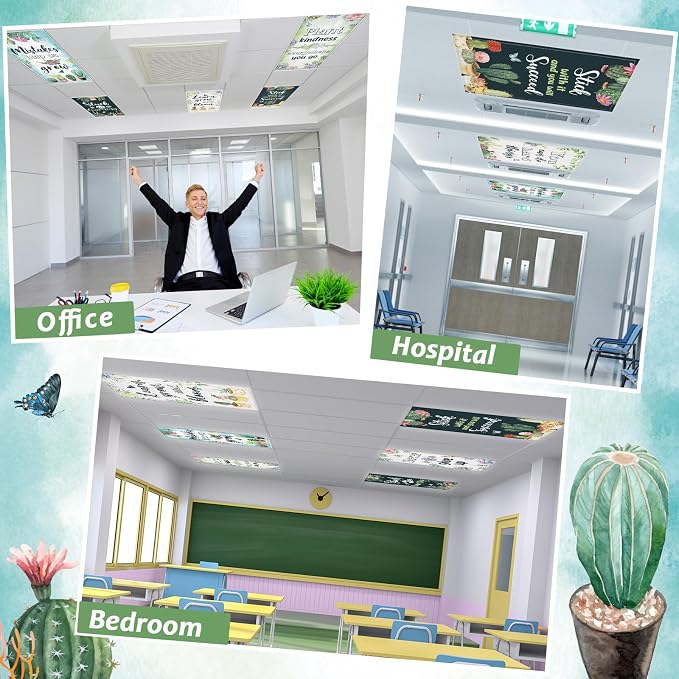 6 Pcs Fluorescent Light Covers - Image 5