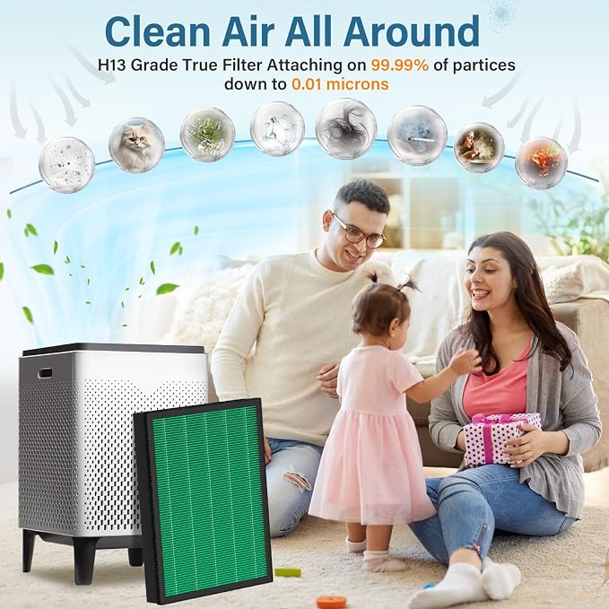 2 Pack 300 Replacement Filter for Coway AIRMEGA Max2 300/300S Smart Air - Image 5