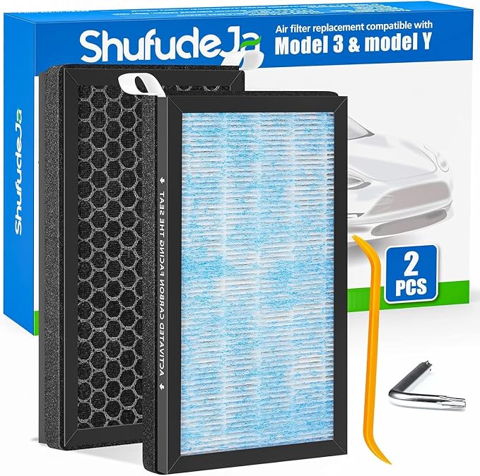 Model 3 Air Filter for Tesla, Air Conditional Replacement Cabin Air Filter by ShufudeJa