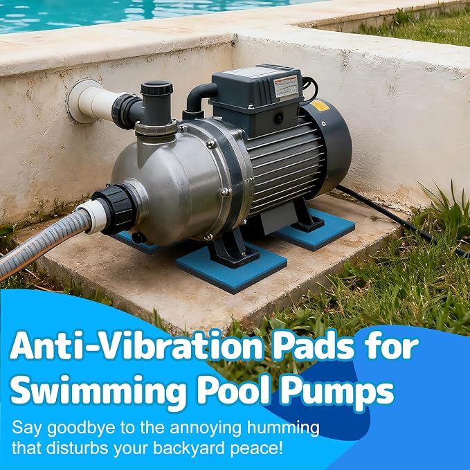 Air Jade Pool Pump Vibration Pads, Hot Tub Motors, Heavy Duty Odorless Rubber - Image 8