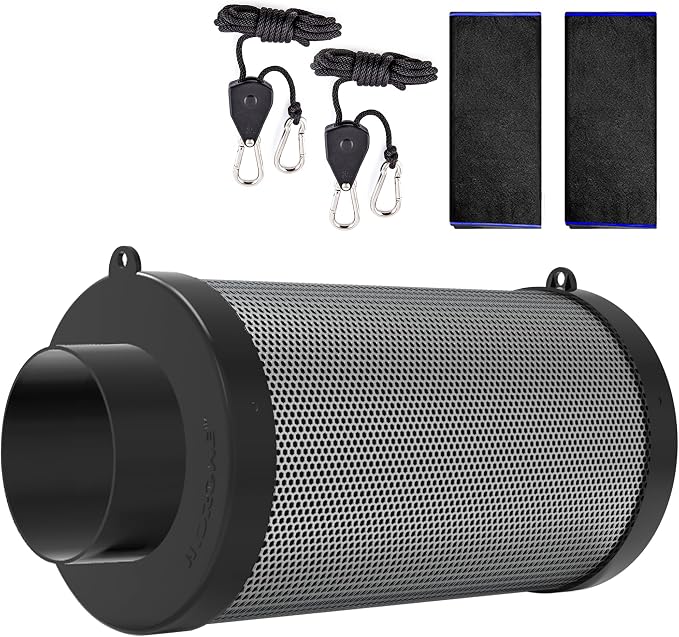 4 Inch Air Carbon Filter for Grow Tent, Smellines Control by HYDROWE