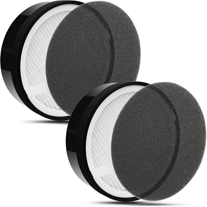 2 Pack LV-H132 Air Purifier Replacement Filter Compatible by LazyshineLazySunshine