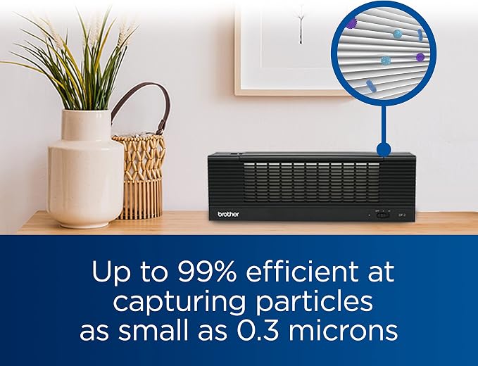 Brother AirSure DF-2 Dynamic Filtration Tabletop and Portable Air Purifier - Image 2