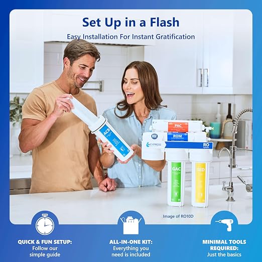 Express Water Reverse Osmosis Ultraviolet Water Filtration System – 100 GPD - Image 5