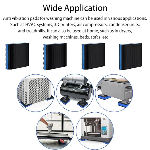 4 Pack Rubber Anti Vibration Pads, Air Conditioner - Image 5