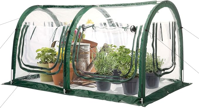 Poray Pop Up Tunnel Greenhouse Tent, Portable 78.8''Long Greenhouse Gardening by porayhut