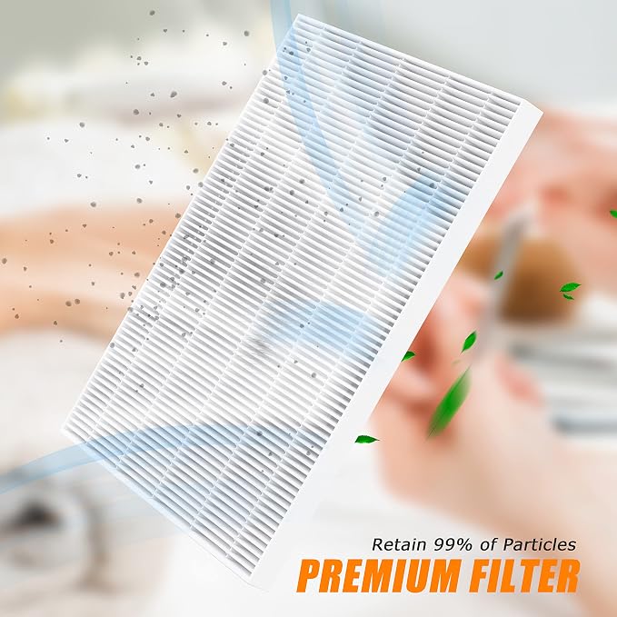 Nail Dust Collector Replacement Filter 2 Pack, Reusable Dust Filter - Image 2