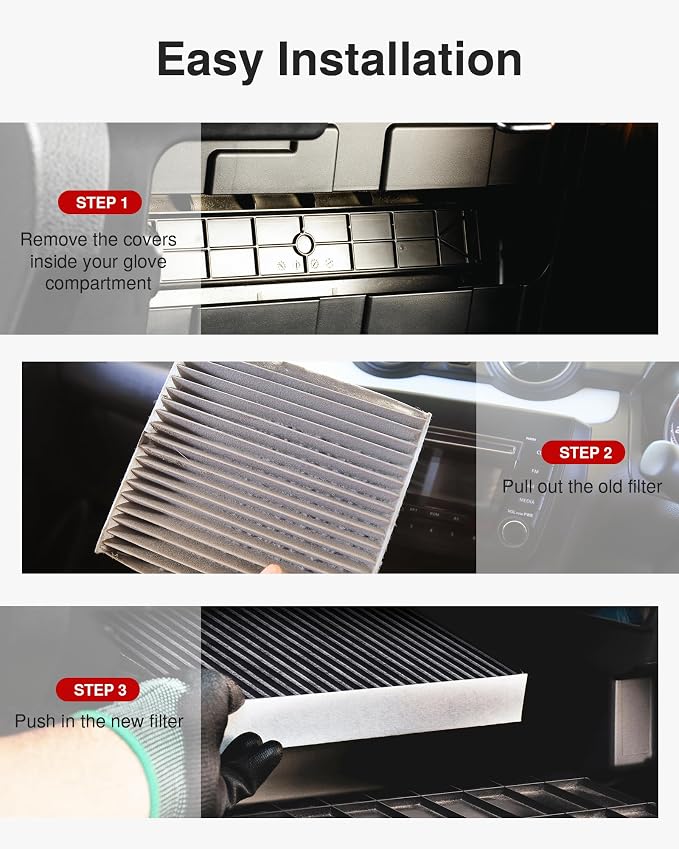 Puroma 3 Pack Cabin Air Filter - Image 7