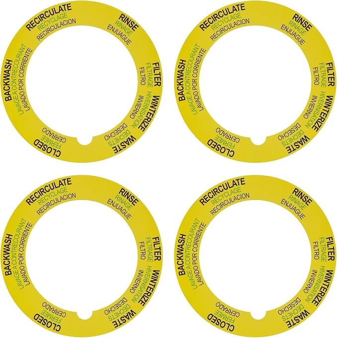 272599 Sand Filter Valve Label for Pentair Tagelus Top Mount Valve Label by Unknown