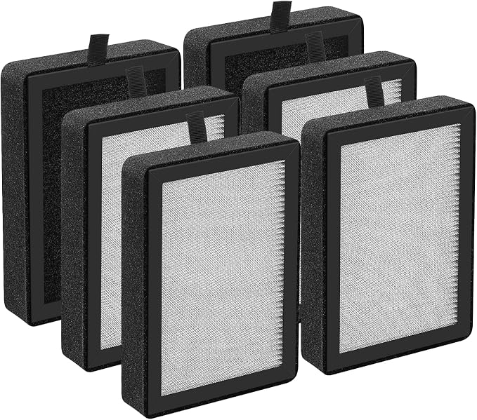6 Pack LV-H128 Replacement Filter Compatible by isinlive