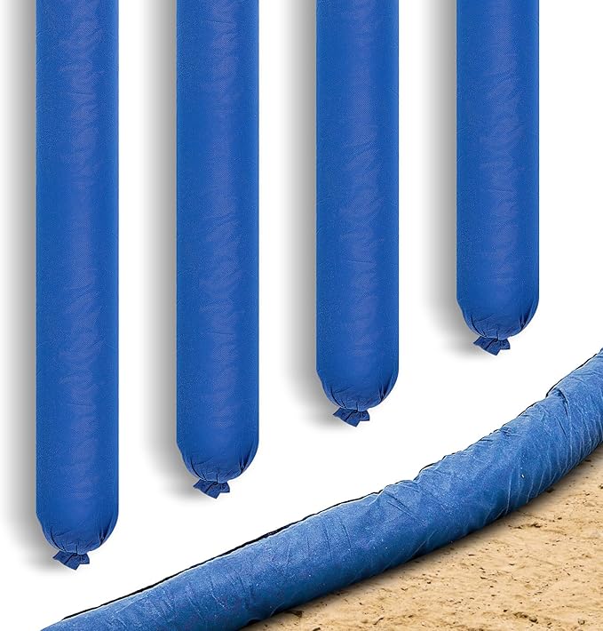 4 Pcs Sediment Filter Erosion Control Blanket Silt Fence Sock by Wesnoy
